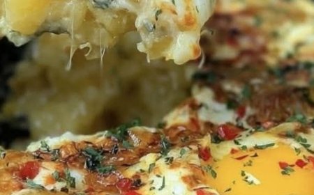 Cheesy Potato and Egg Skillet