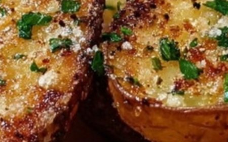 Crispy Parmesan Potatoes