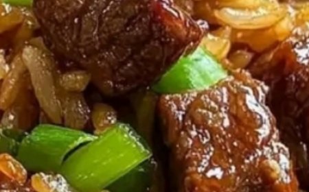Garlic Beef Fried Rice