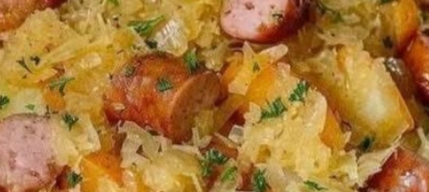 Sausage and Sauerkraut Skillet