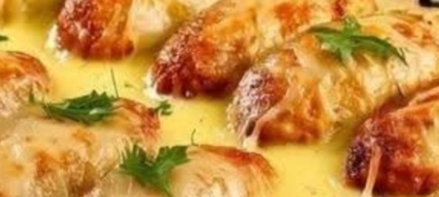 Favorite Stuffed Cabbage Rolls on a Vegetable Bed!!