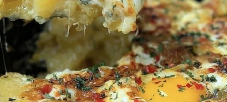 Cheesy Potato and Egg Skillet