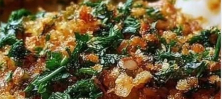 Baked Cod with Garlic Herb Crumb Topping