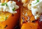 Caramelized Butternut Squash with Feta, Walnuts, and Cranberry-Honey Glaze