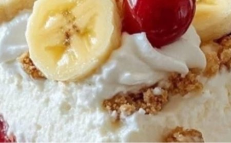 No-Bake Banana Split Cake