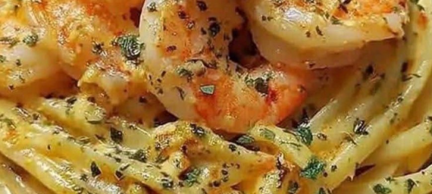 Creamy Shrimp Linguine Explosion