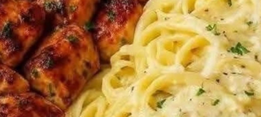 Grilled Chicken Bites with Creamy Garlic Sauce