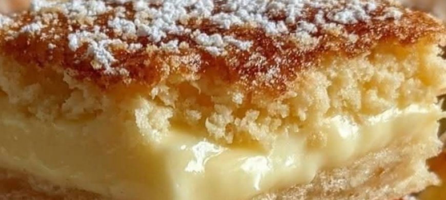 Vanilla Custard Cream Squares