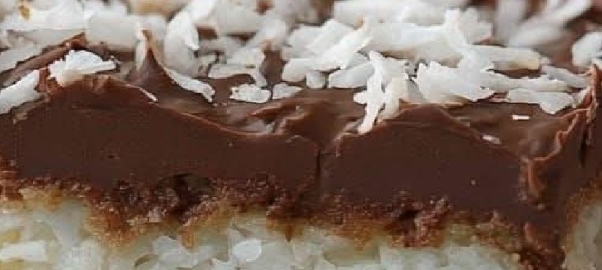 Chocolate Coconut Layered Bars