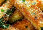 Recipe for Crispy Baked Zucchini Fries