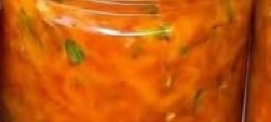 Spicy Carrot & Pepper Preserved Salad (Jar Recipe)