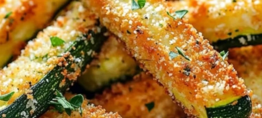 Recipe for Crispy Baked Zucchini Fries