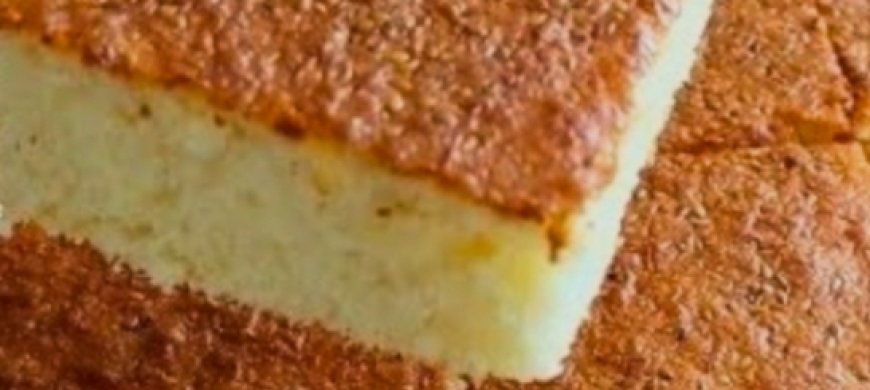 Soft Semolina Yogurt Cake (No Syrup)