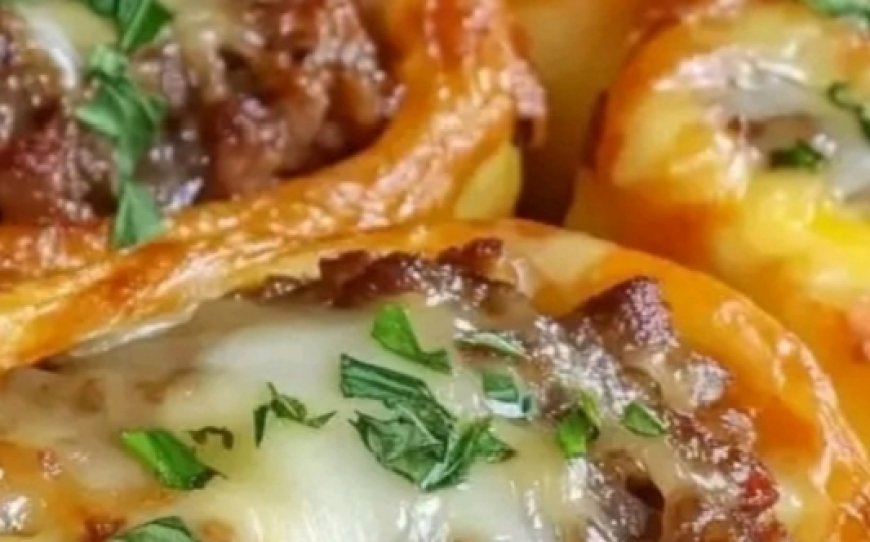 Garlic Butter Cheeseburger Rollups