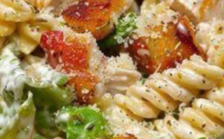 Chicken Caesar Pasta Salad