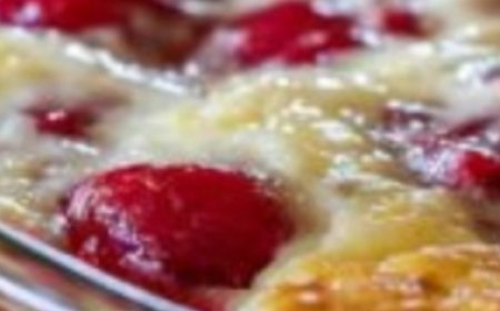 Cherry Custard Bake (Cherry Clafoutis)