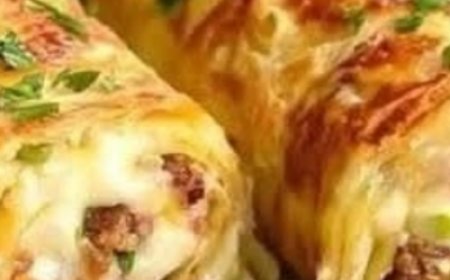 Cheesy Tortilla Meat Bake