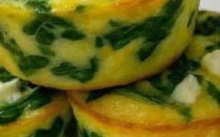 Spinach and Feta Egg Muffins