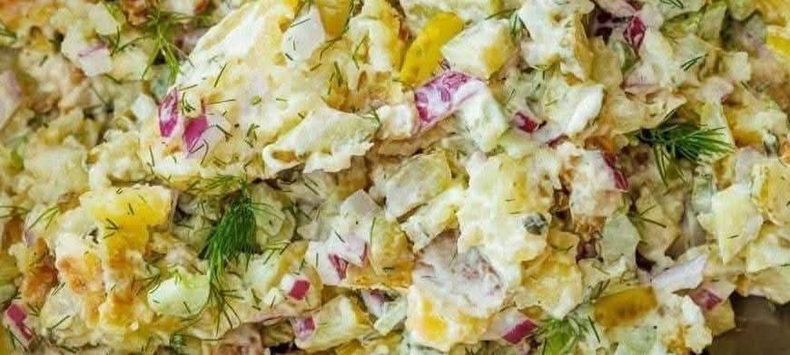 Crispy Smashed Potato Salad